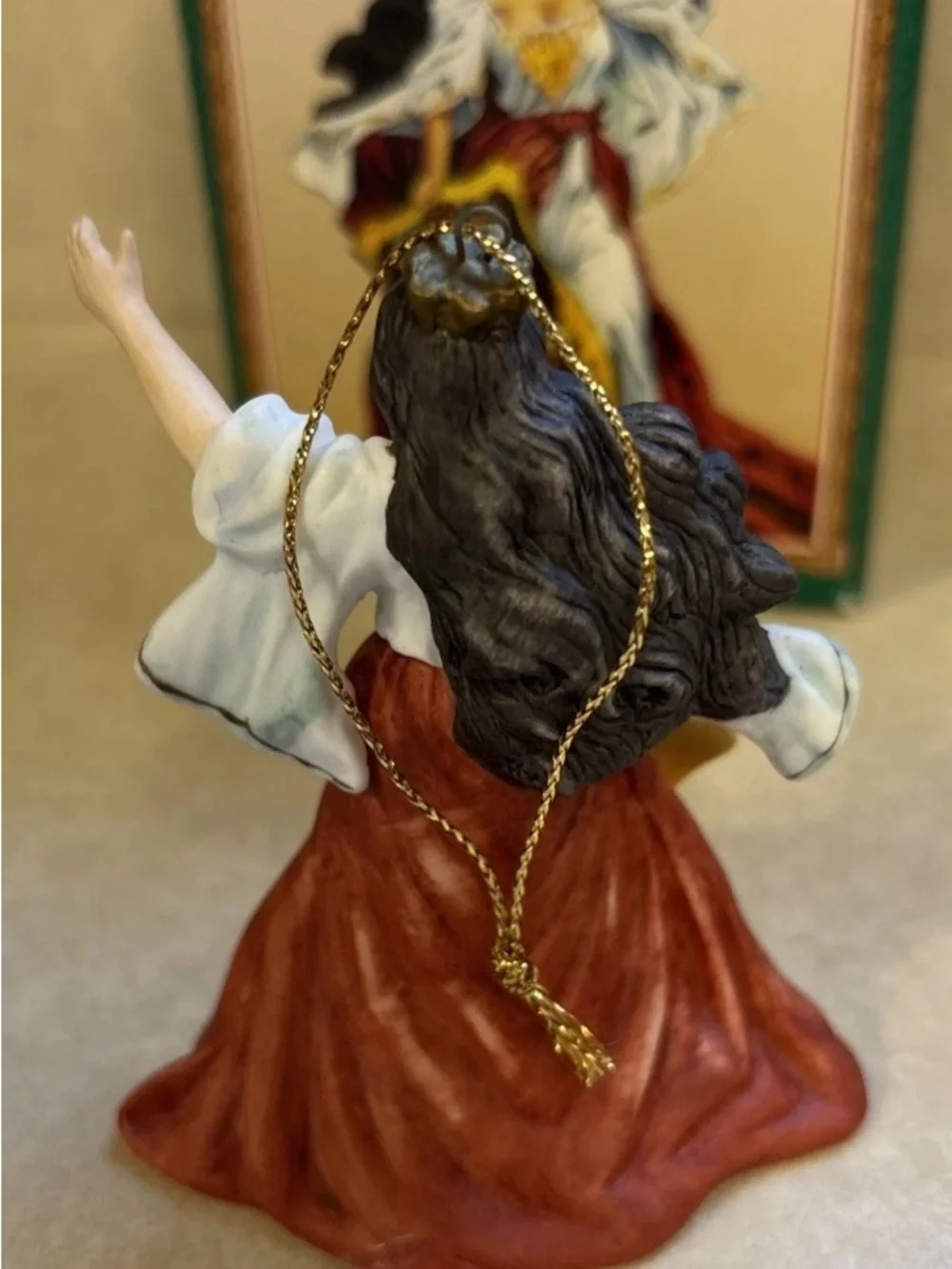 1993 Anheuser Busch Budweiser Lady Christmas Ornament Vintage New With Box